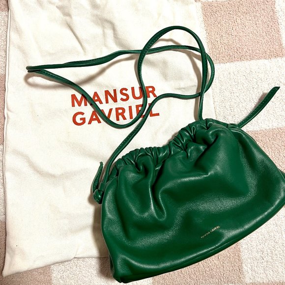 Mansur Gavriel Handbags - Mansur Gavriel Mini Cloud Clutch- Leaf